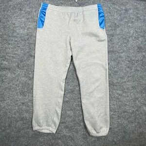 Vintage MacGregor Mens XL Grey Heather Blue Side Panel Jogger Sweatpants RN42000